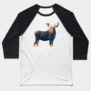 Moose - Woodland Themed Kids Room, Funny Gifts For Forester, Cute Animals Baseball T-Shirt